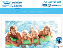 Tablet Screenshot of gilbertpoolservice.org